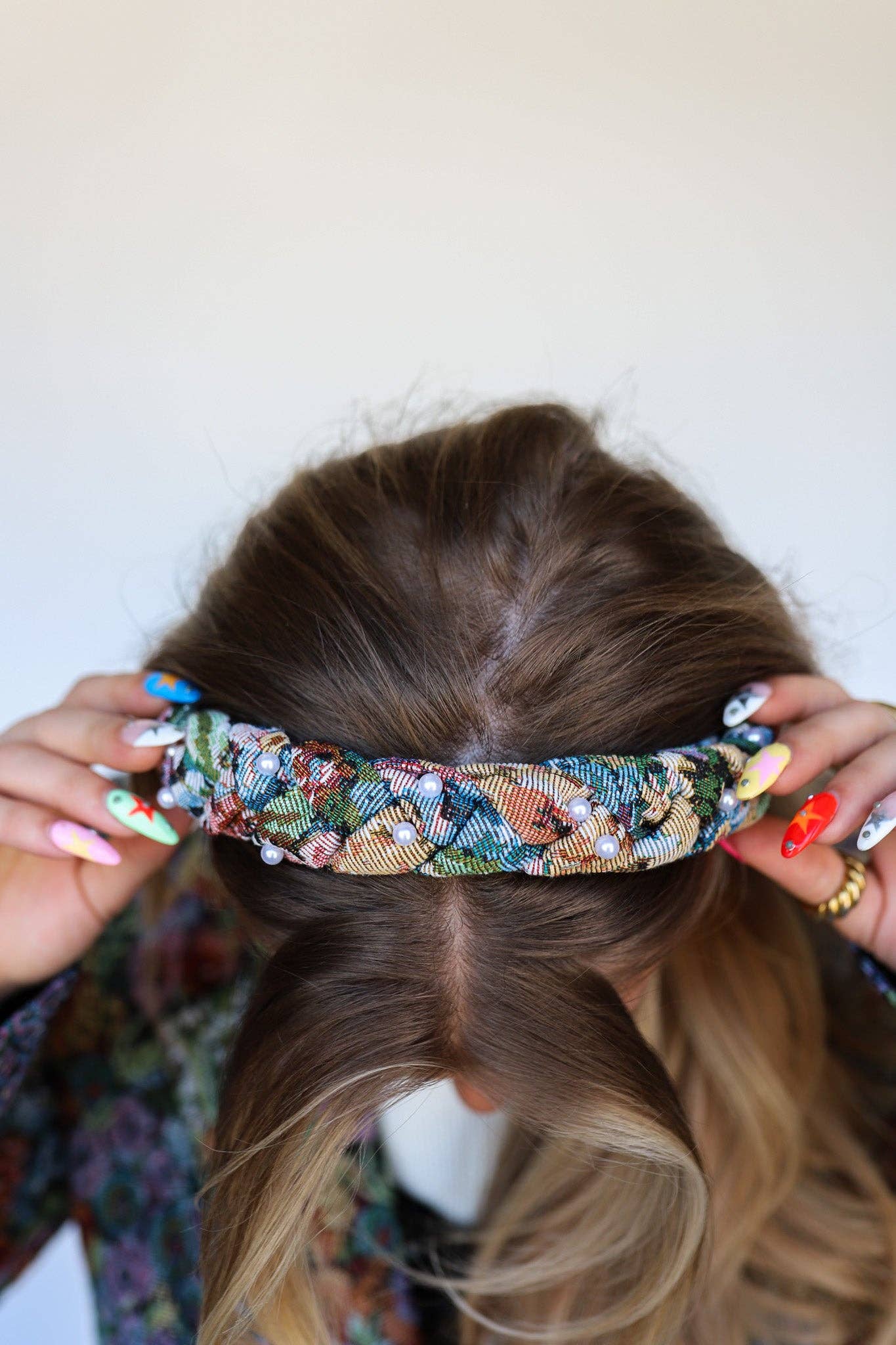 Jacquard Braided Headband