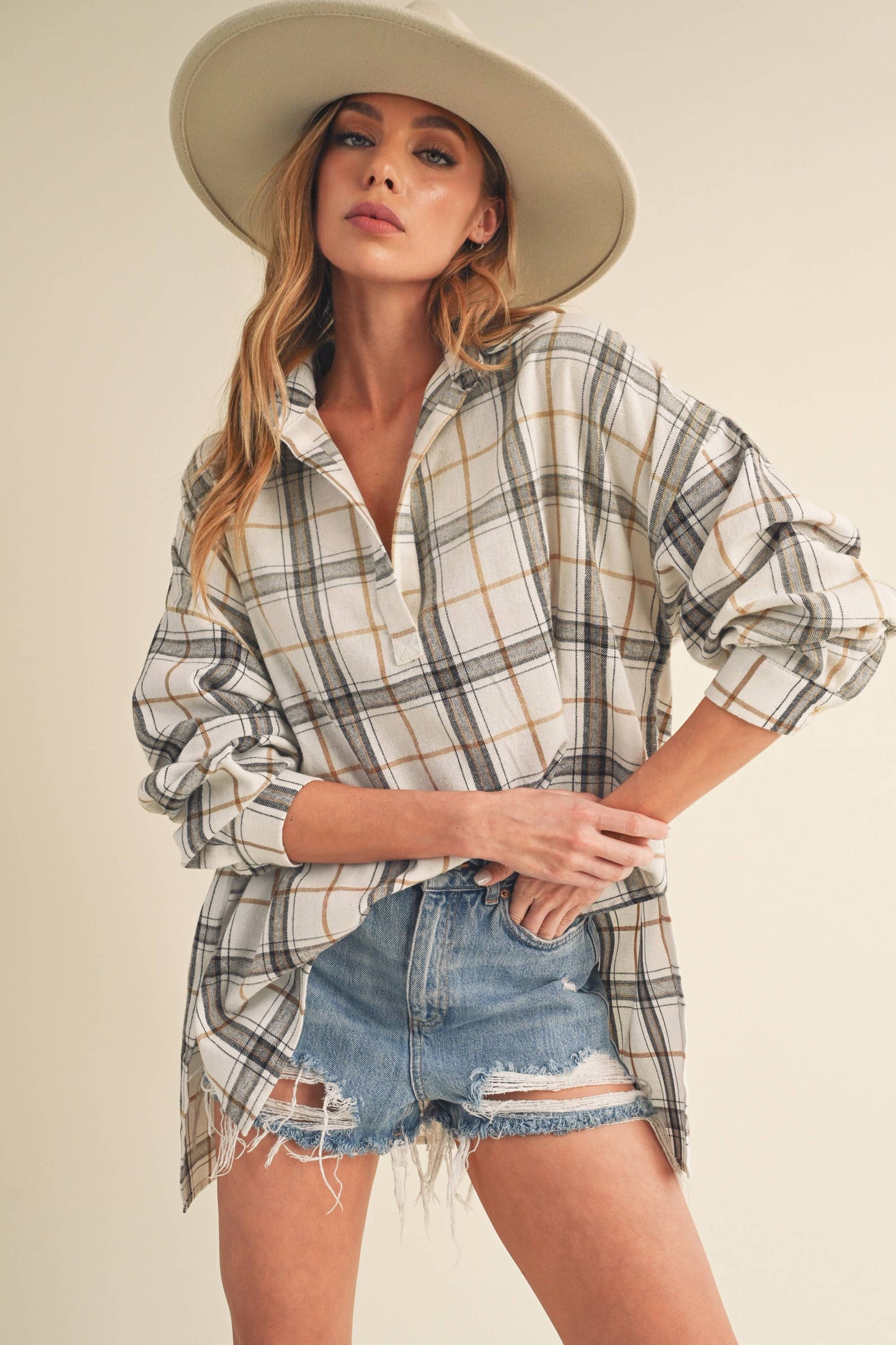 Ash Flannel : Blue
