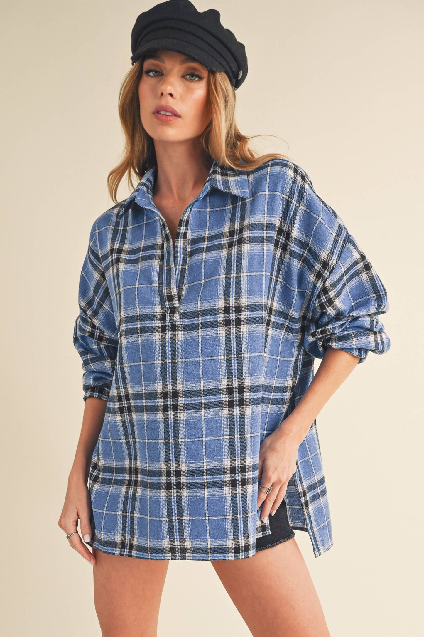Ash Flannel : Blue