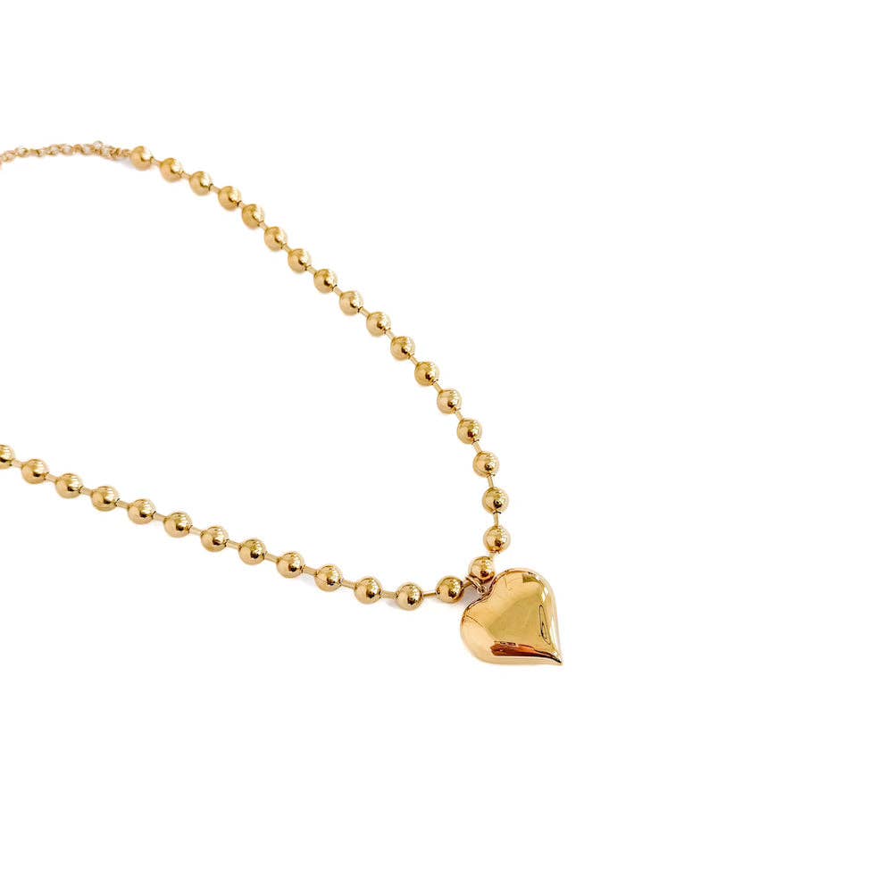 Harmony Heart Necklace : Gold