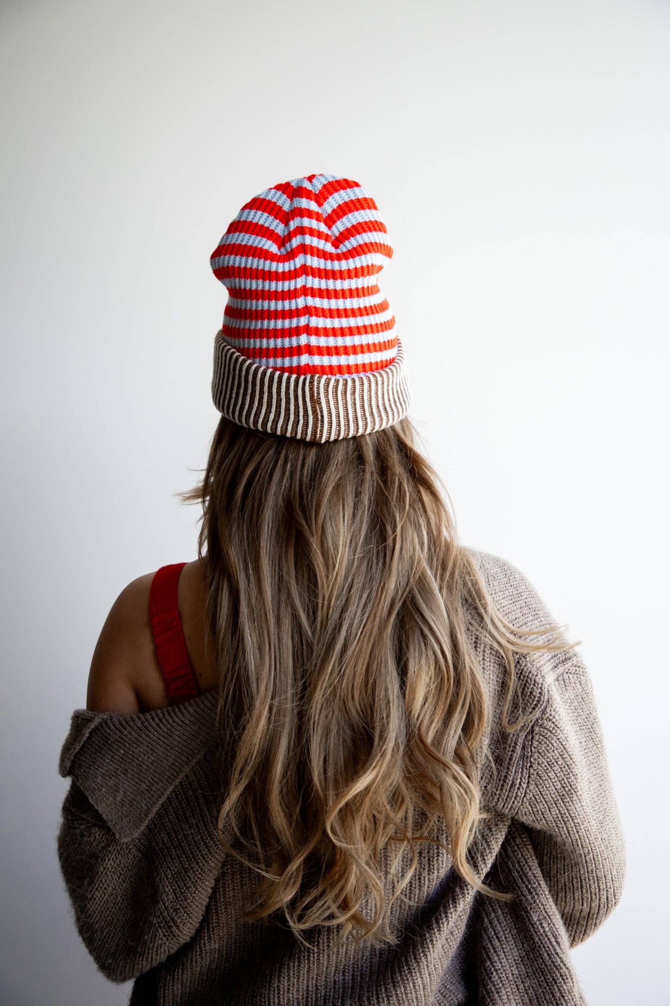 Striped Beanie