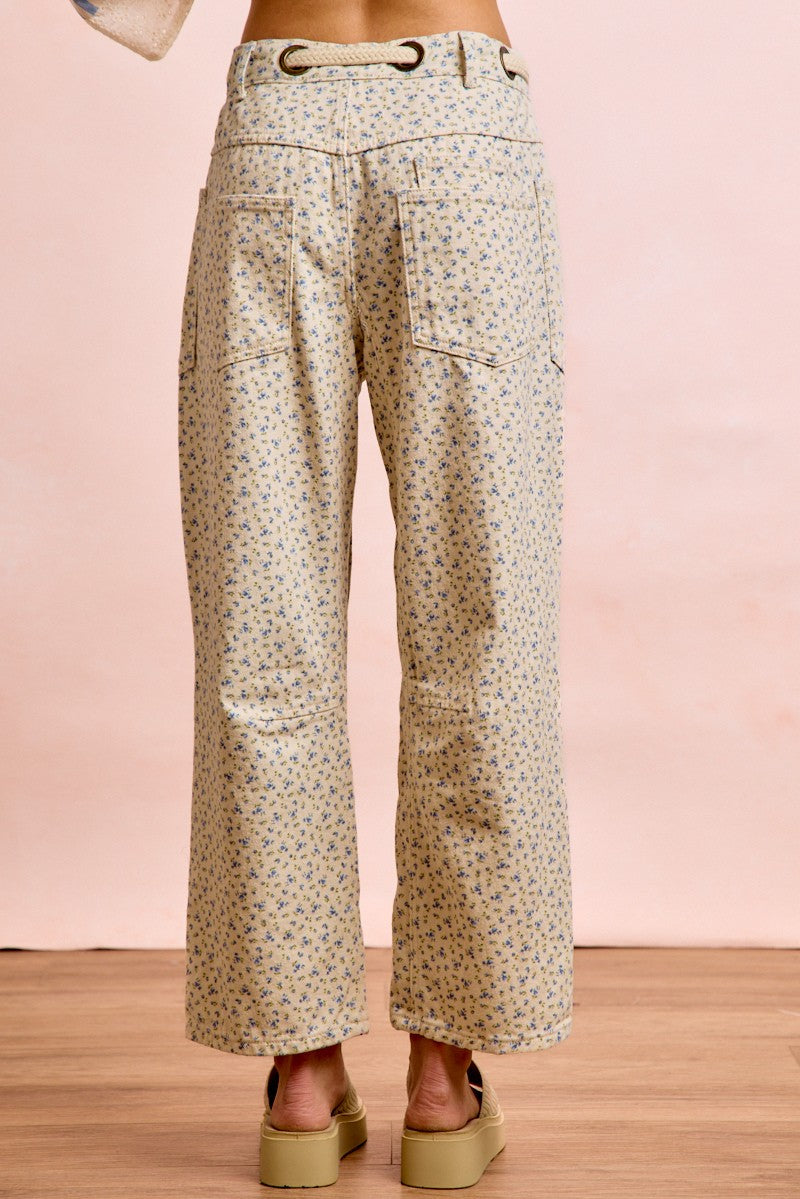 Meadow Bloom Drawstring Pants