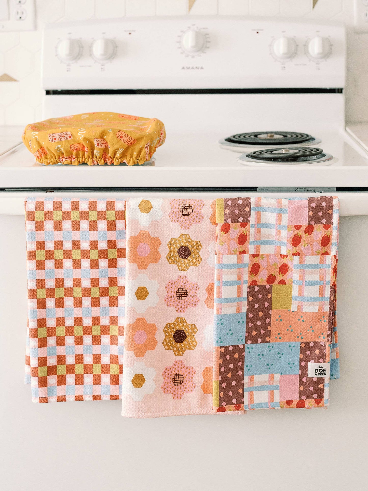Check Waffle Towel | Microfiber