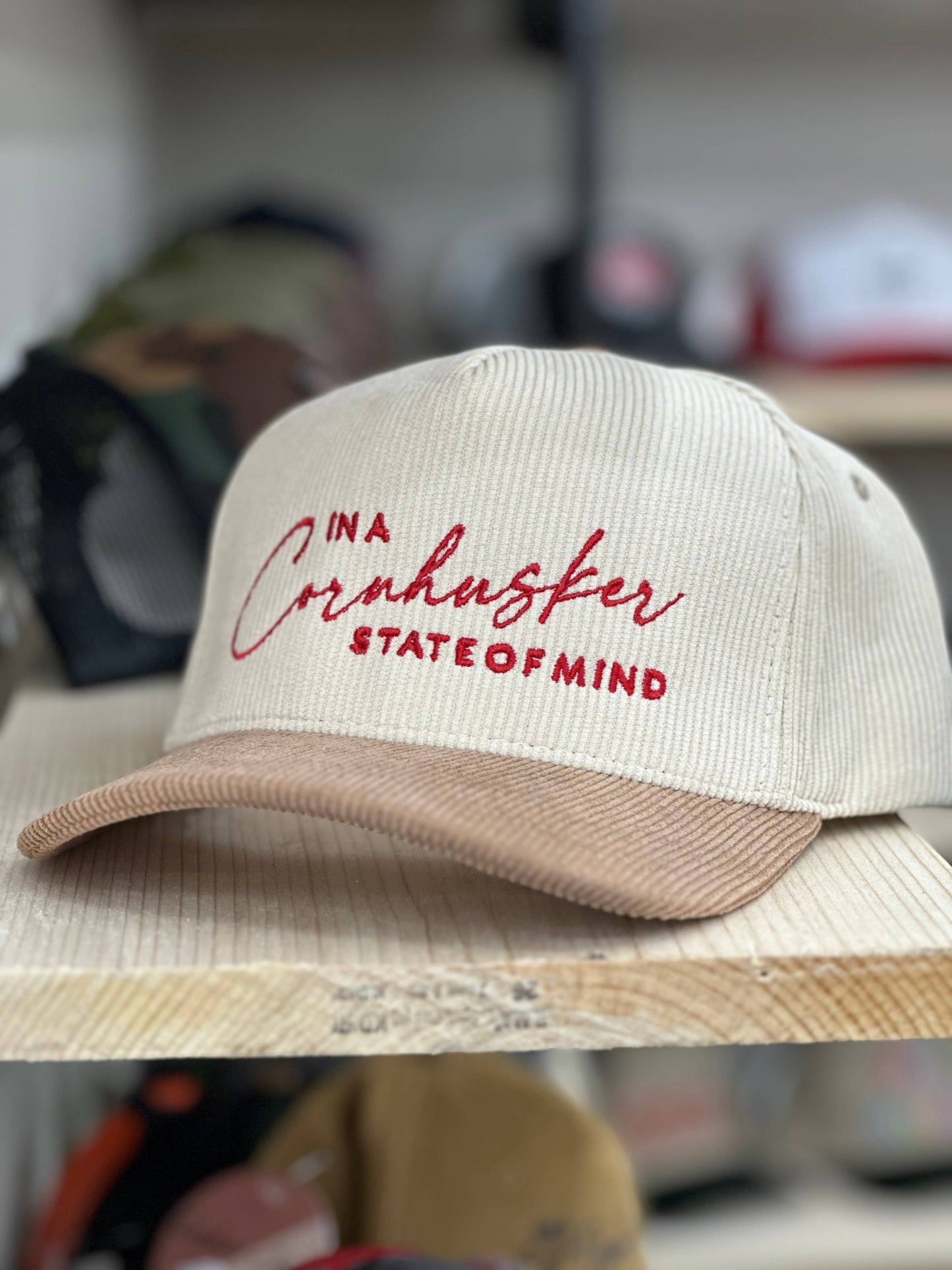 In A Cornhusker State of Mind Embroidered Hat (RESTOCK)