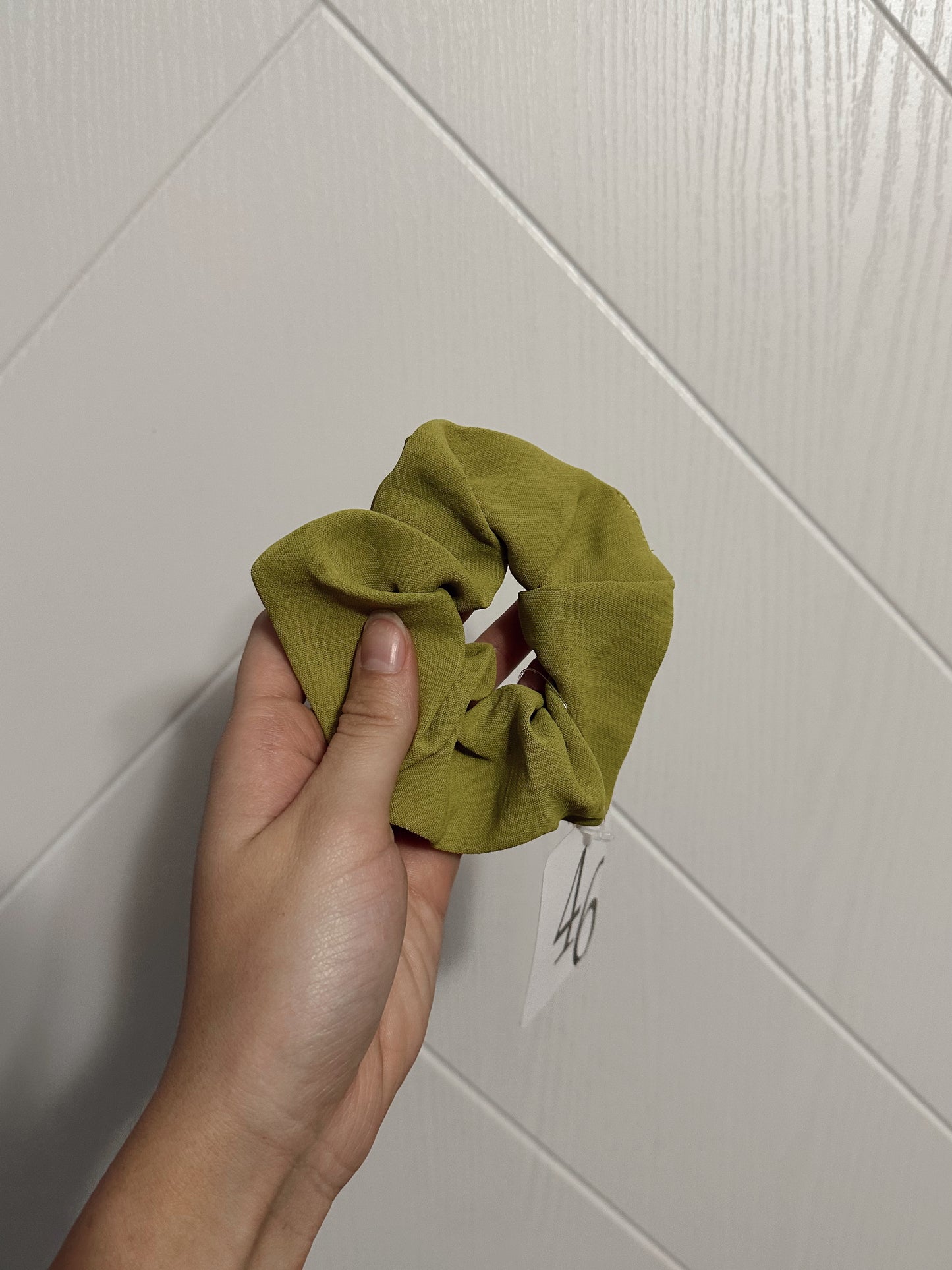 Cotton Scrunchie: Avocado