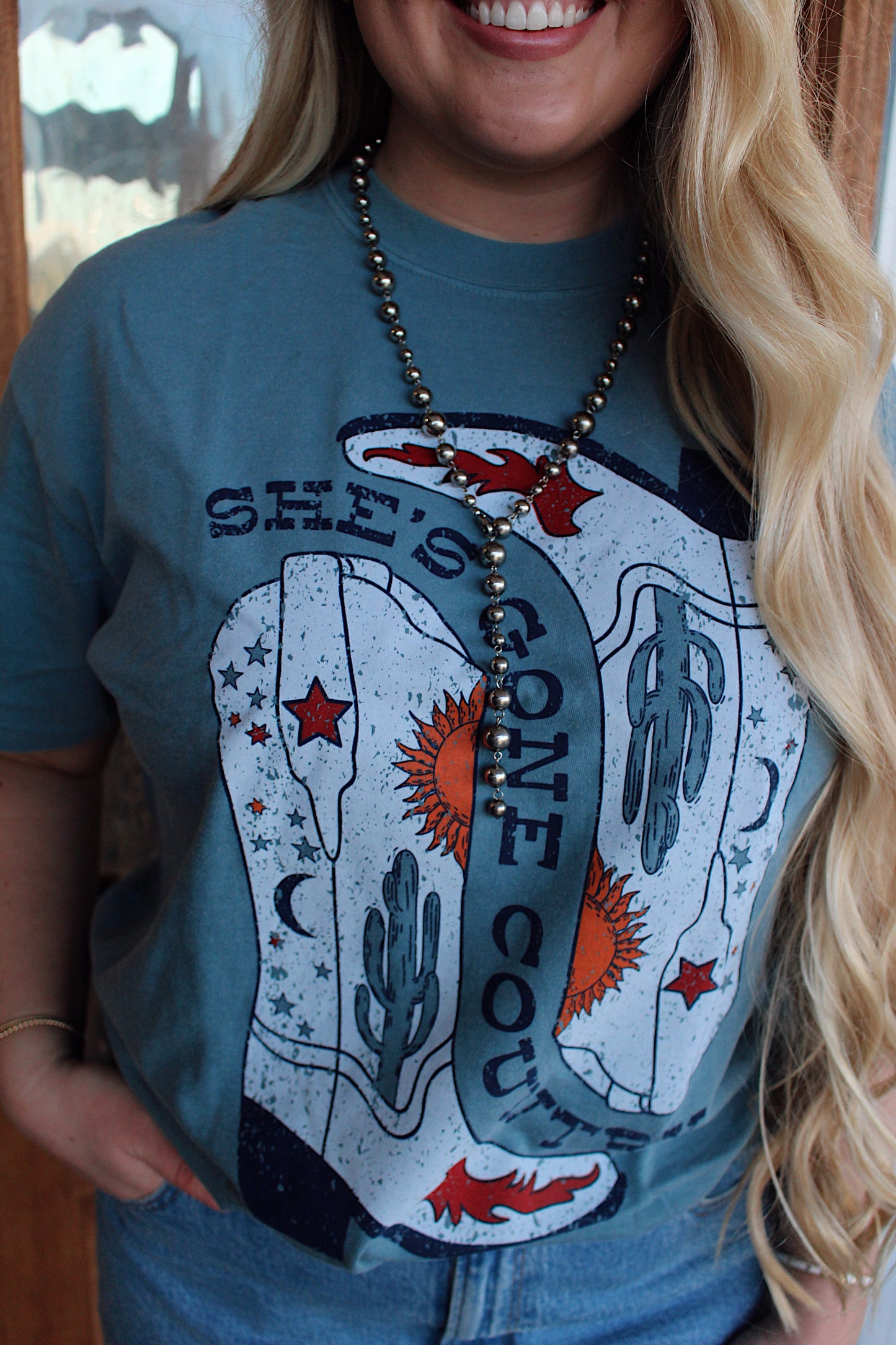 Gone Country Cowboy Boot Tee