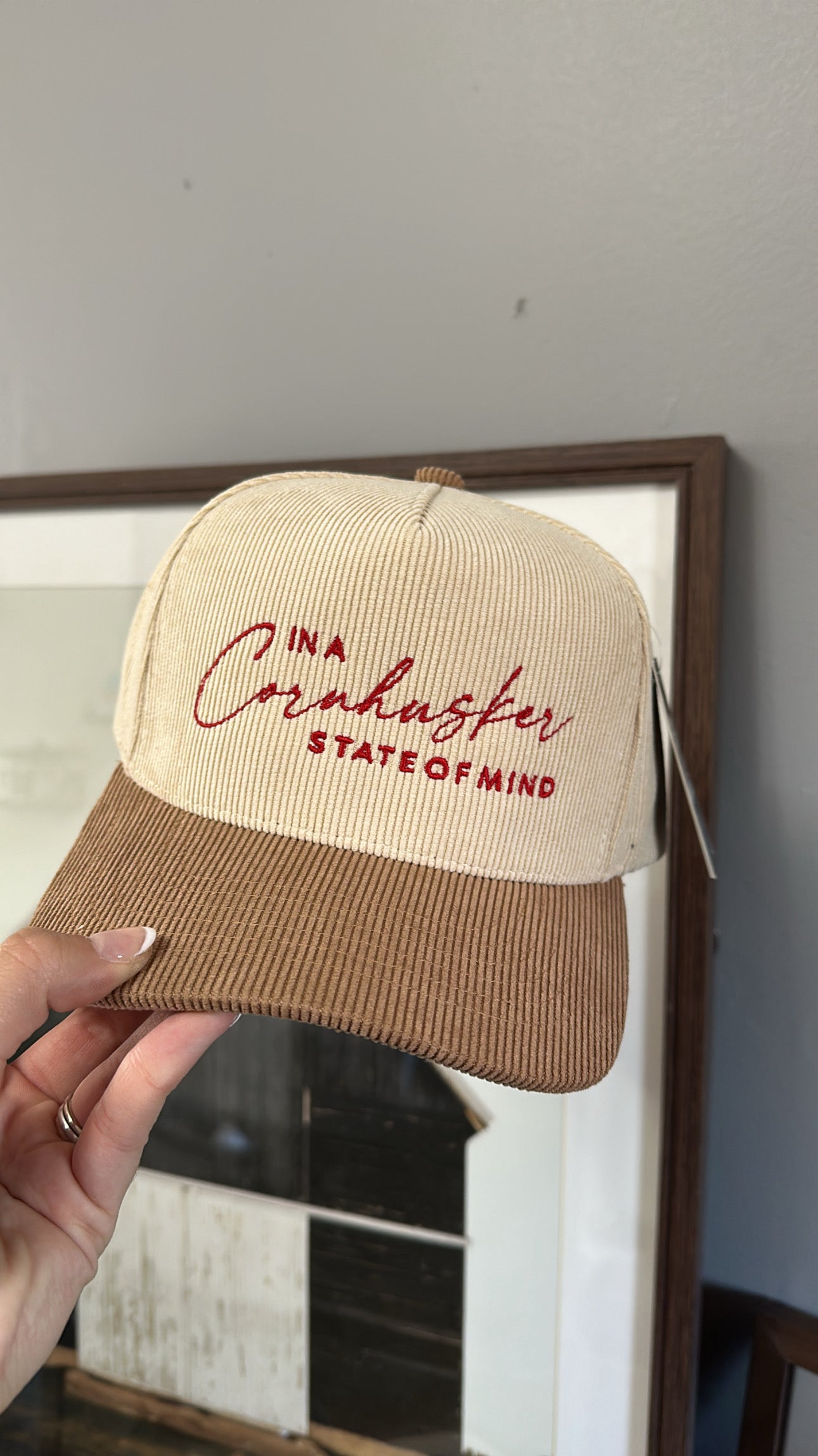 In A Cornhusker State of Mind Embroidered Hat (RESTOCK)