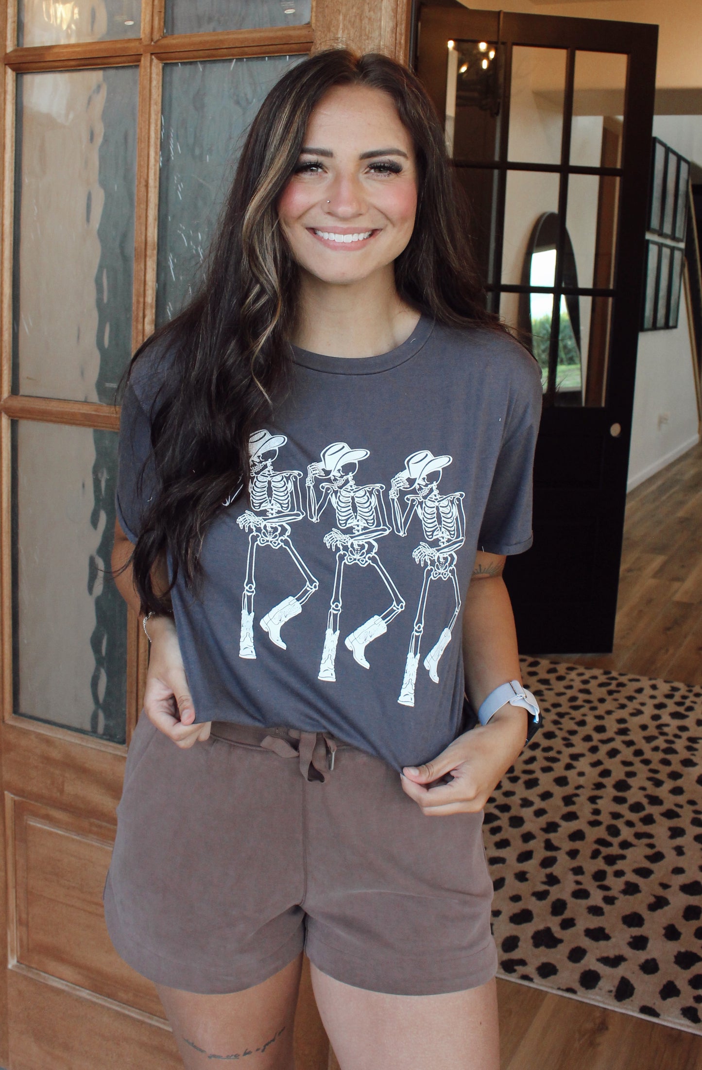 Dancing Cowboy Skeletons Tee