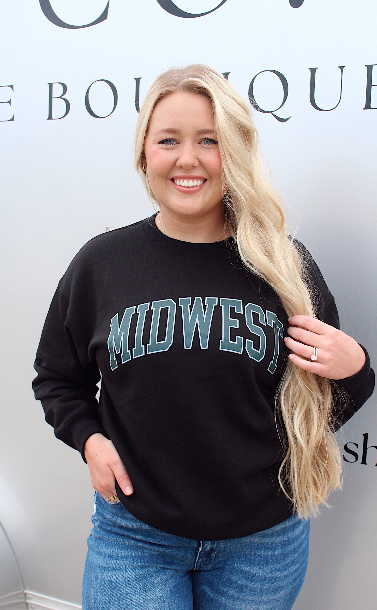 Midwest Printed Fleece Sweatshirt
