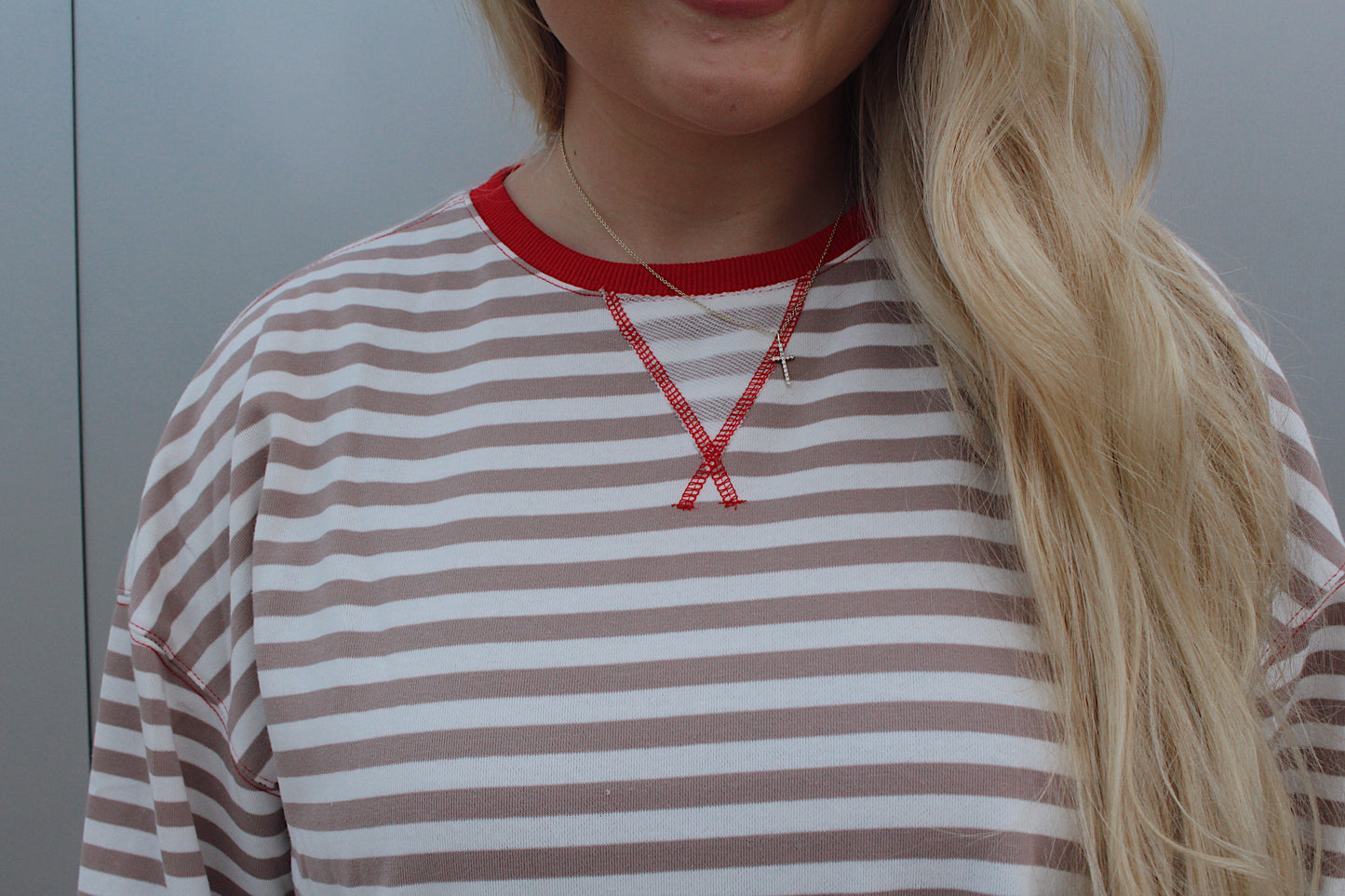Multi Color Striped Sweatshirt