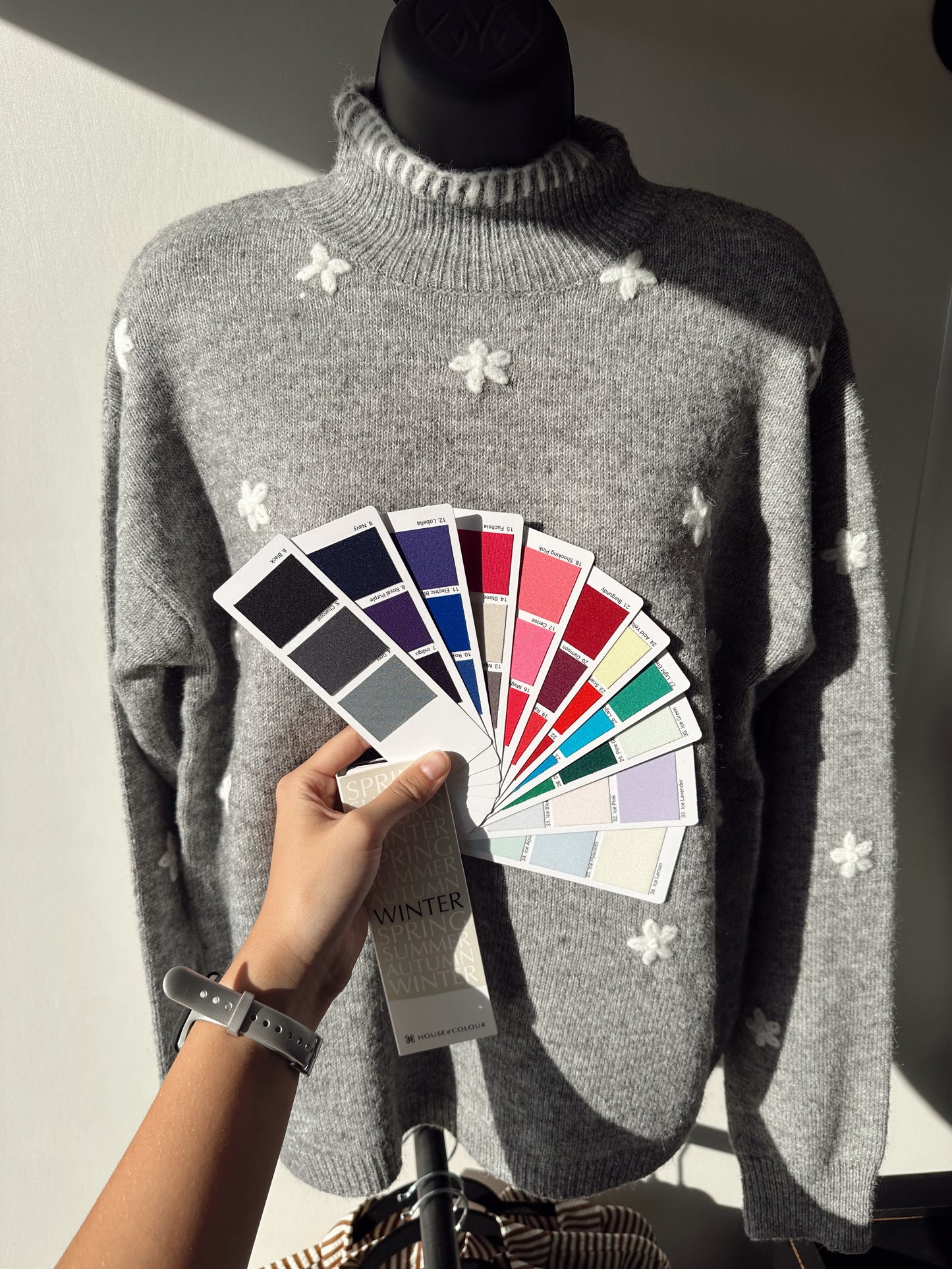 Sweet Stitch Floral Sweater