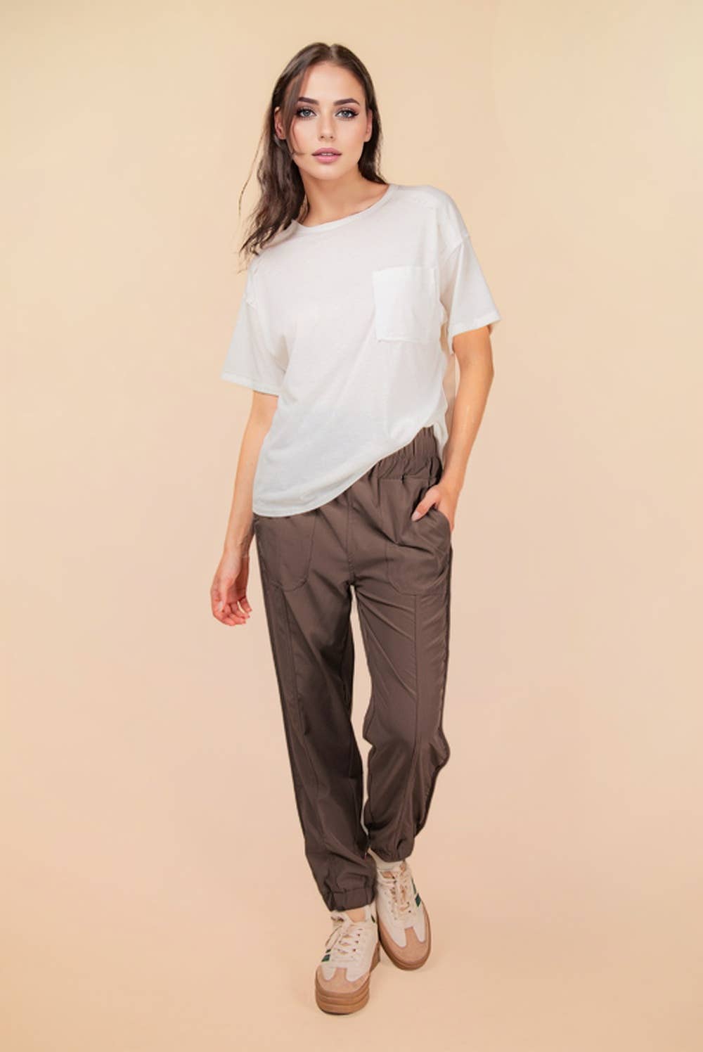 Chestnut Everyday High Rise Jogger Pants