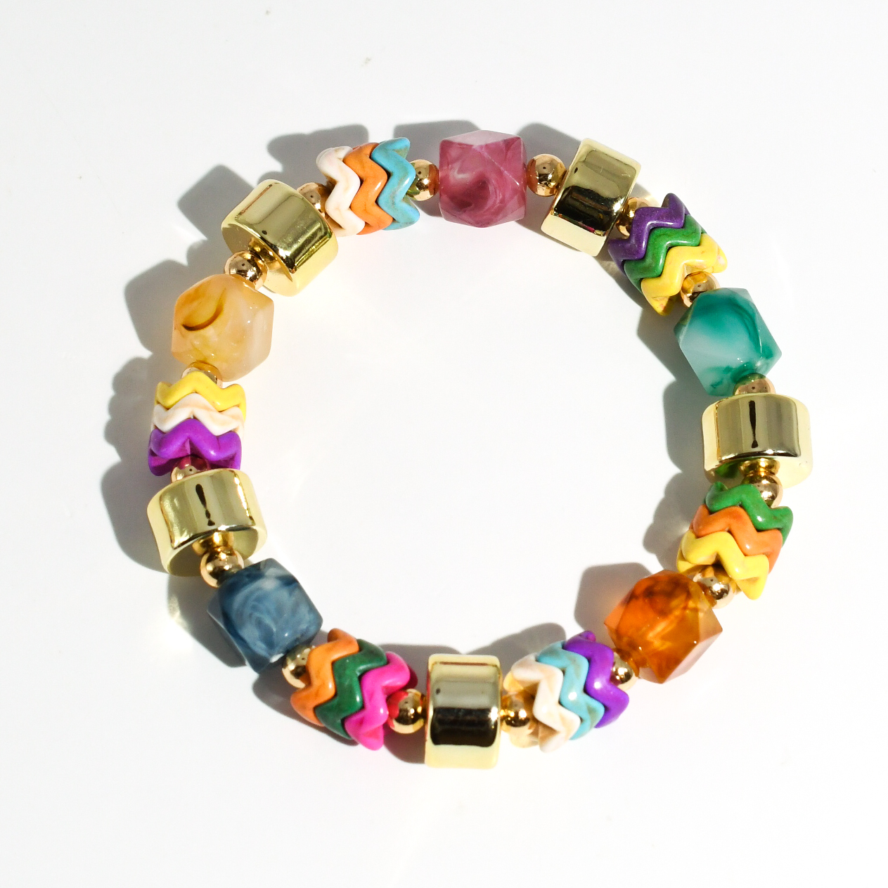 Electric Chic Gold Bracelet