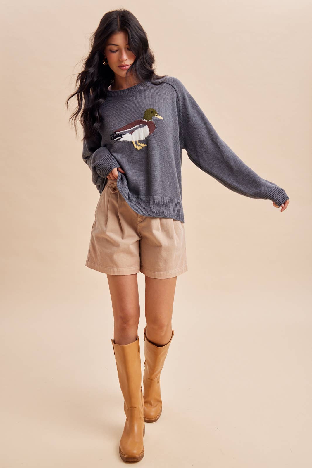 Mallard Duck Knitted Sweater