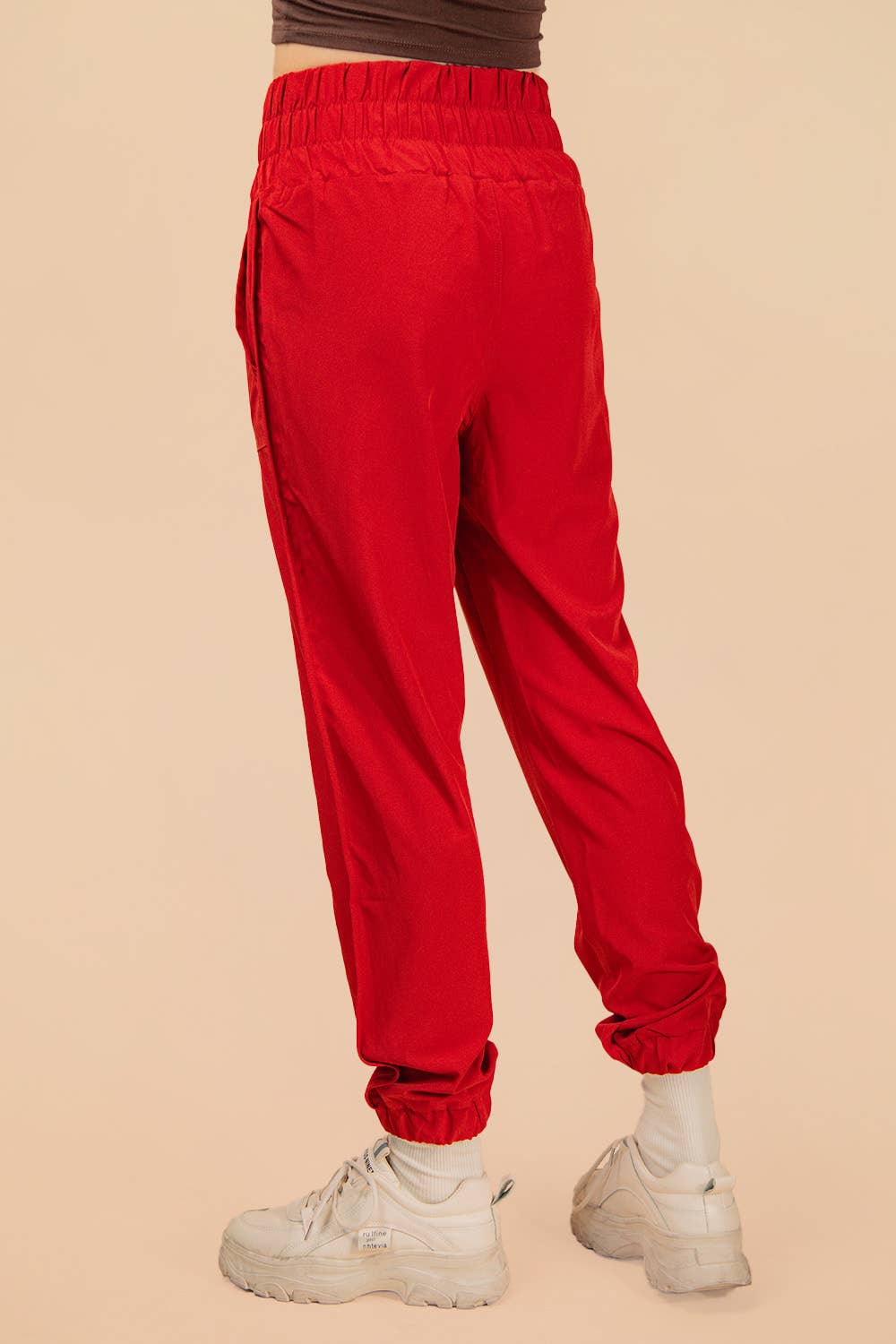 Burnt Orange Everyday High Rise Jogger Pants