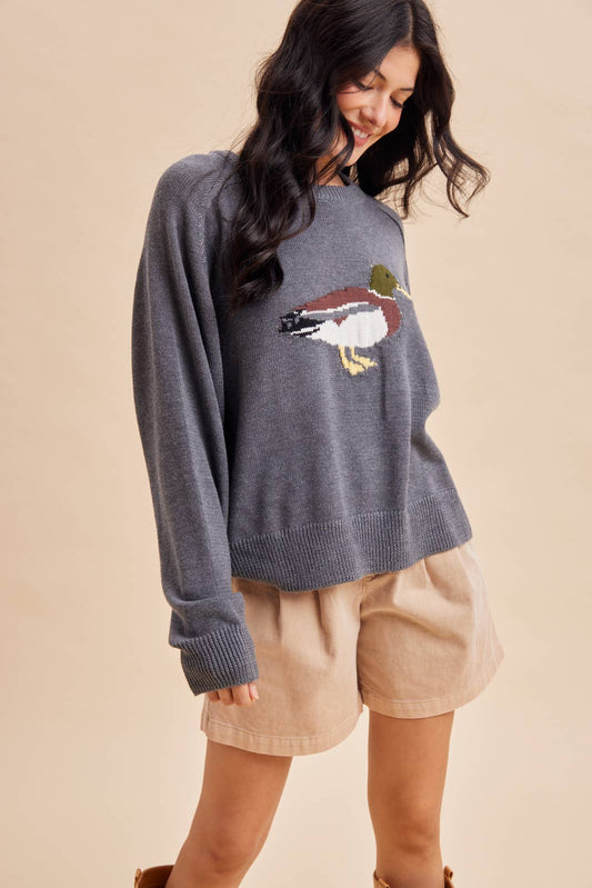 Mallard Duck Knitted Sweater