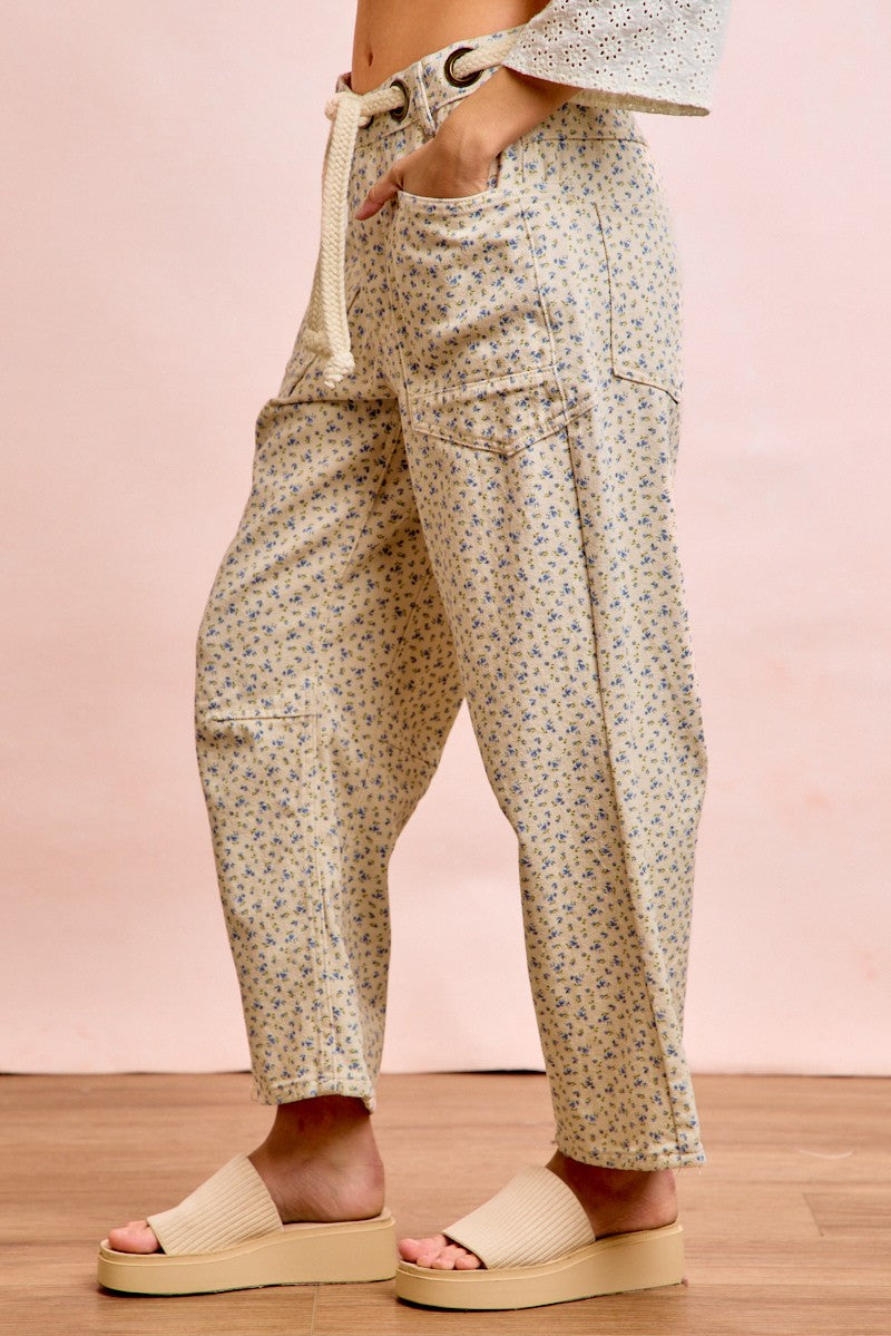 Meadow Bloom Drawstring Pants