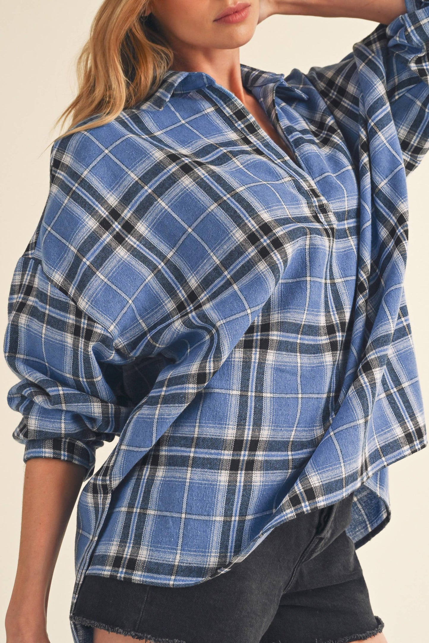 Ash Flannel : Blue