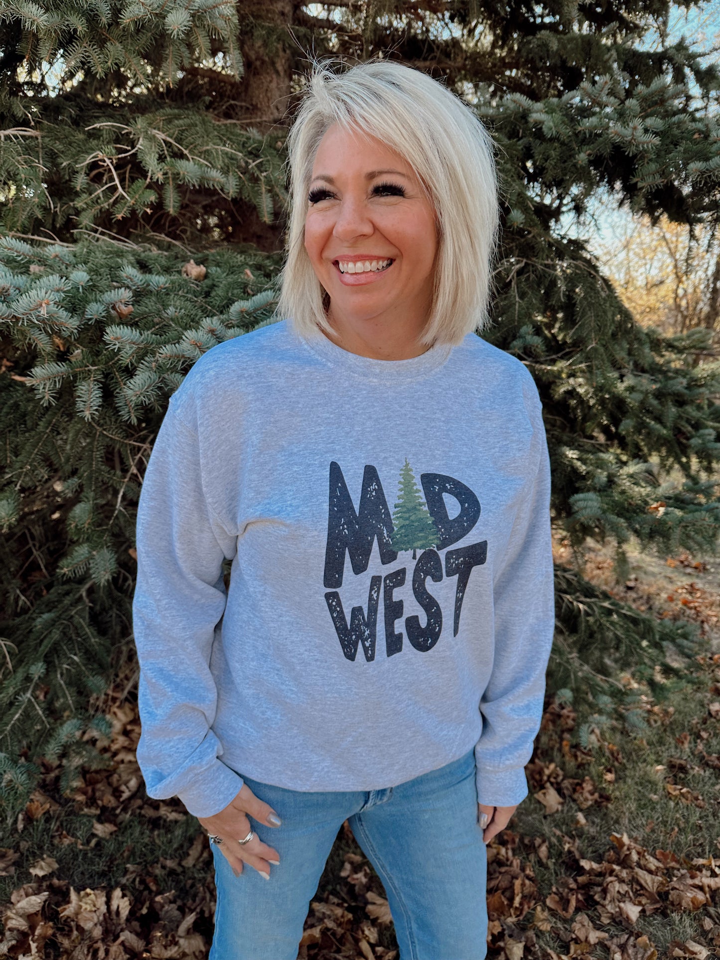 Midwest Pine Tree Sweatshirt