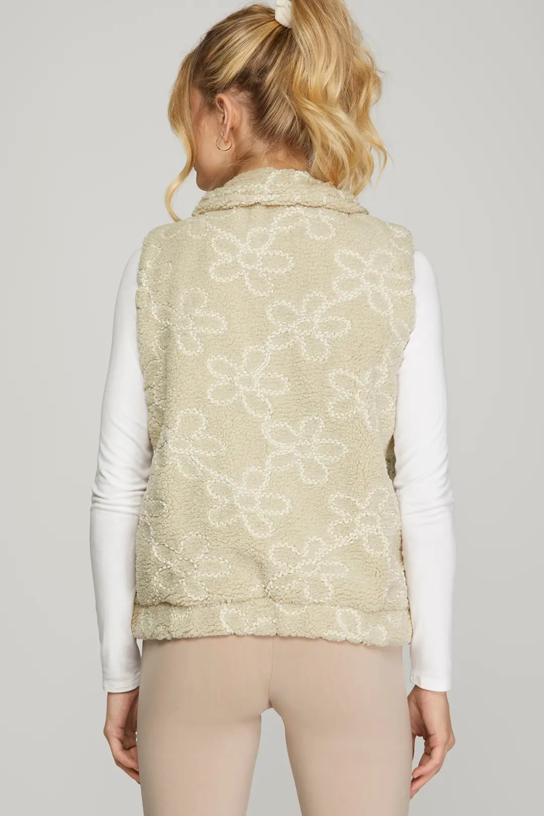 Petal Soft Teddy Vest