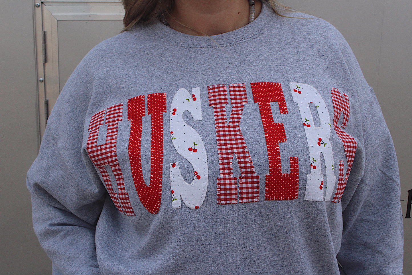 Huskers Patchwork Crew