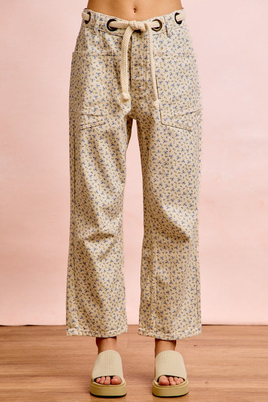 Meadow Bloom Drawstring Pants
