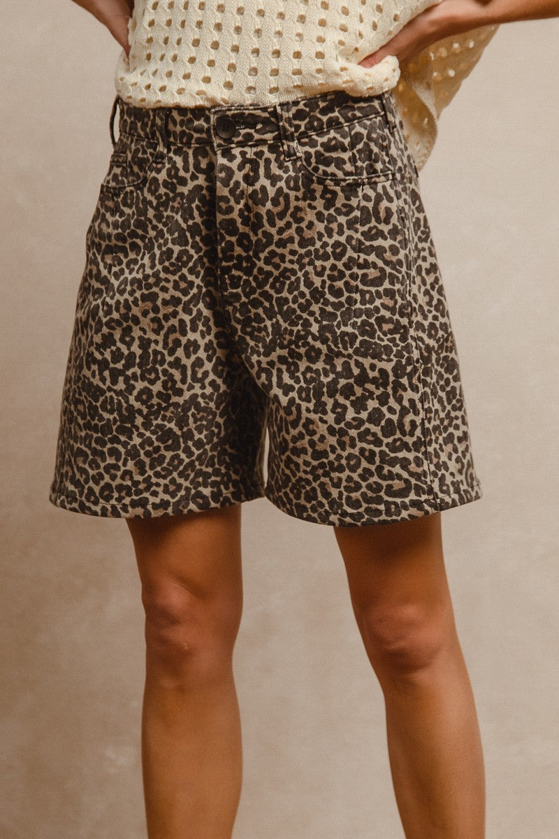 Wild Side Leopard Shorts