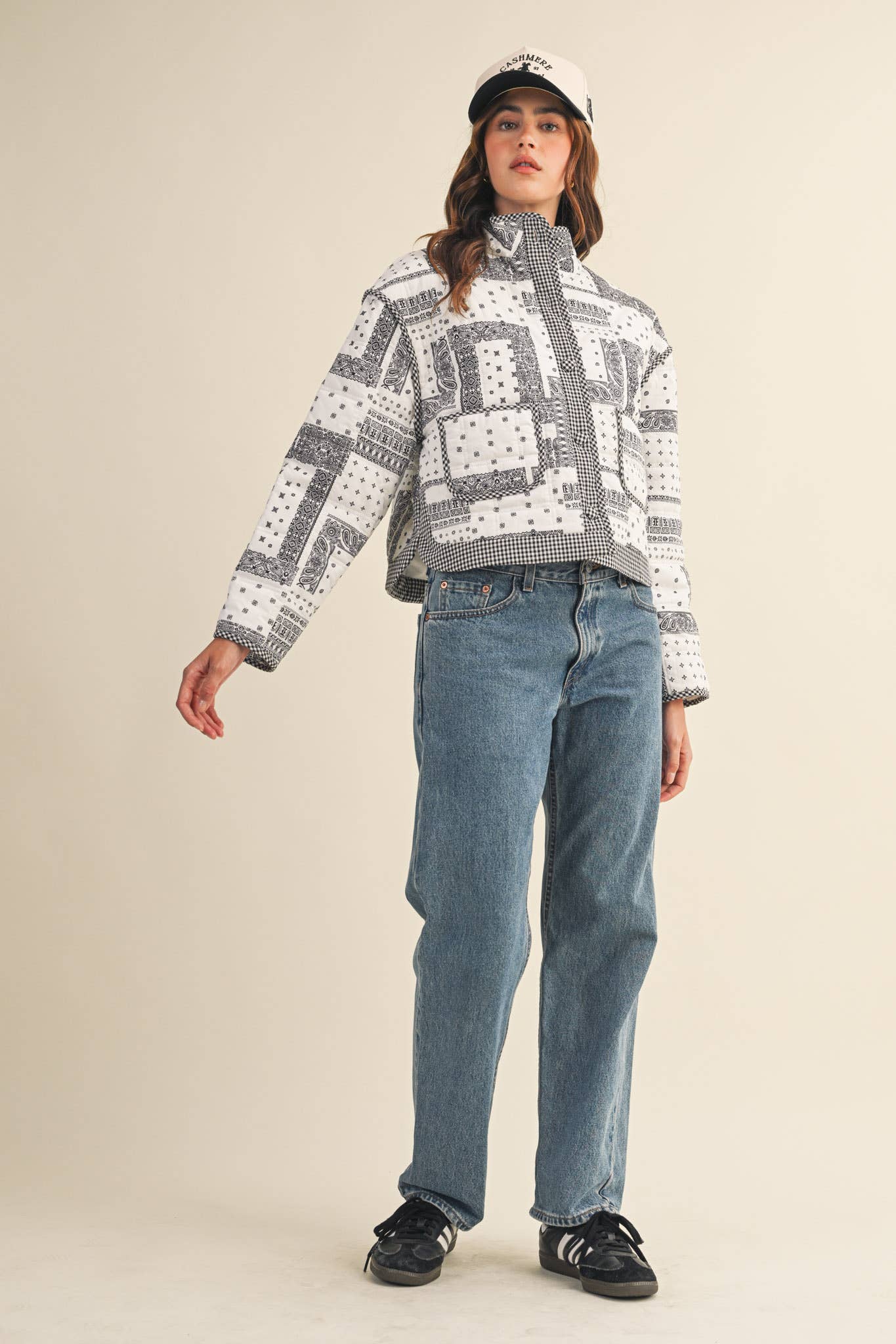 Bandana Patchwork Quilted Jacket