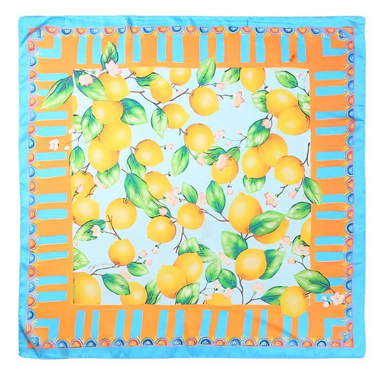 Lemon Grove Silky Bandana Scarf