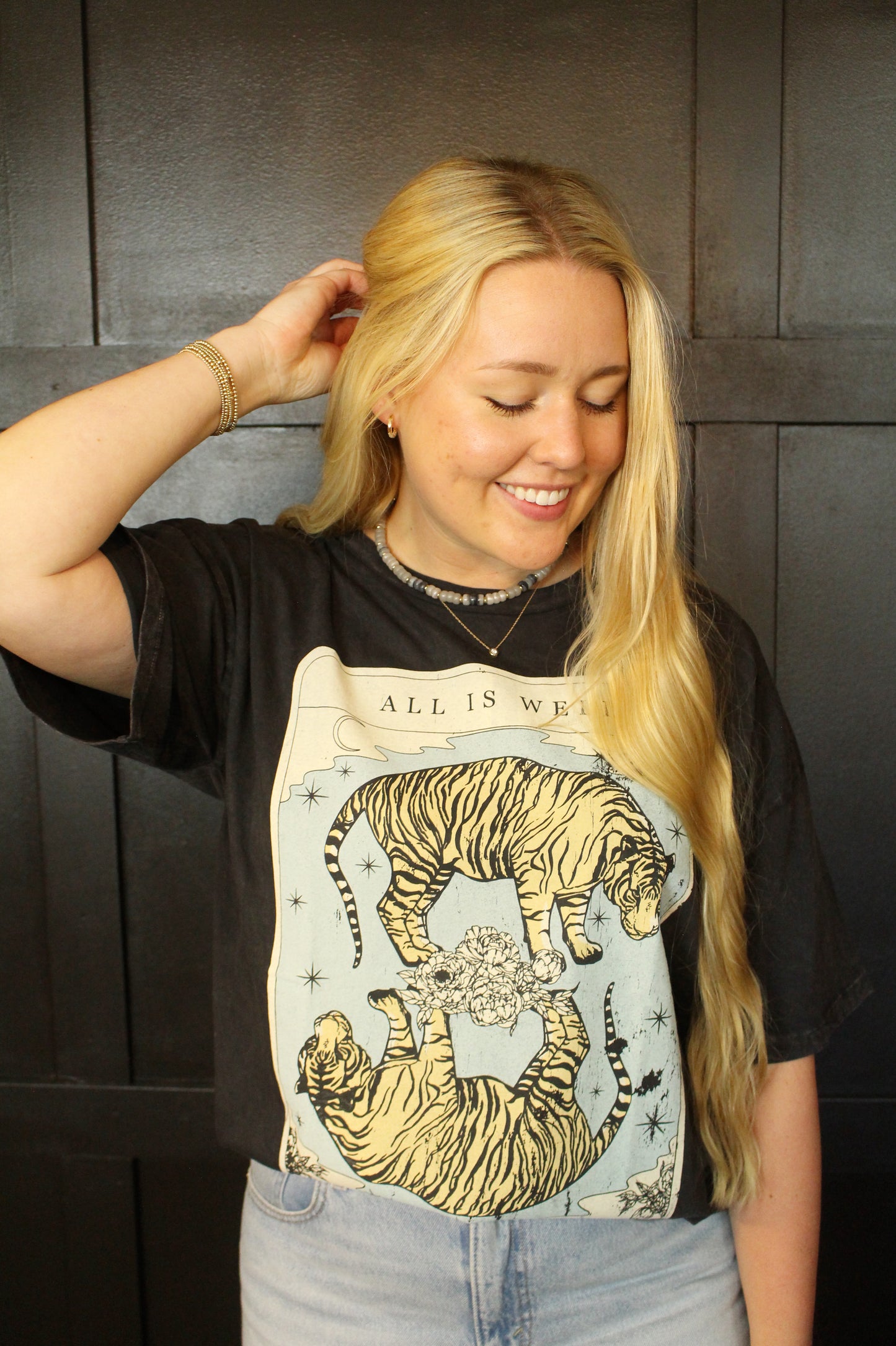 All Is Well Always Be Yourself Tarot Graphic Tee