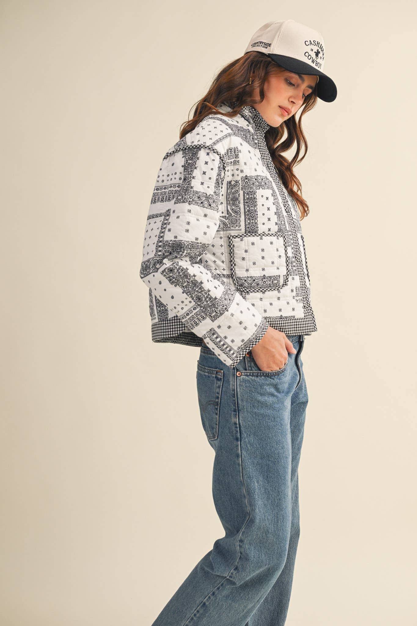 Bandana Patchwork Quilted Jacket