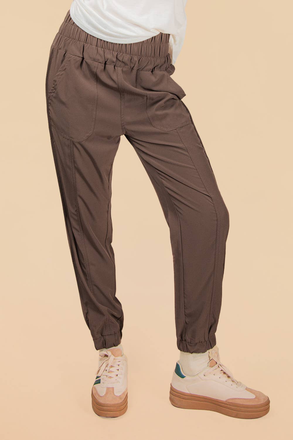 Chestnut Everyday High Rise Jogger Pants