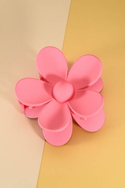 Matte Flower Claw Clip : Sprout Green