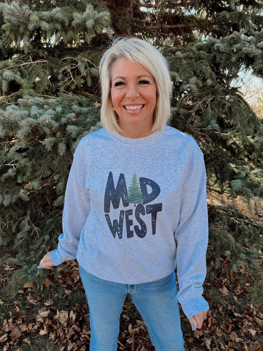 Midwest Pine Tree Sweatshirt