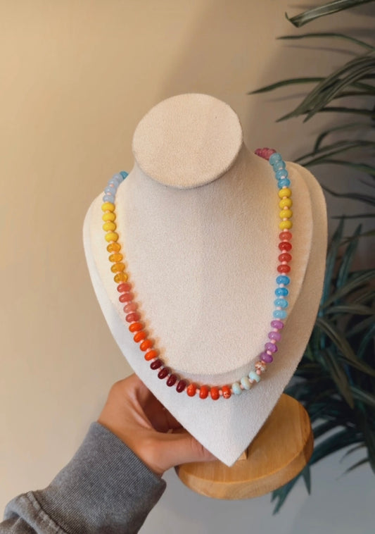 Pastel Natural Stone Necklace