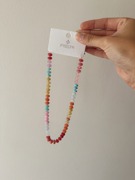 Bead Necklace (Spring Colors)