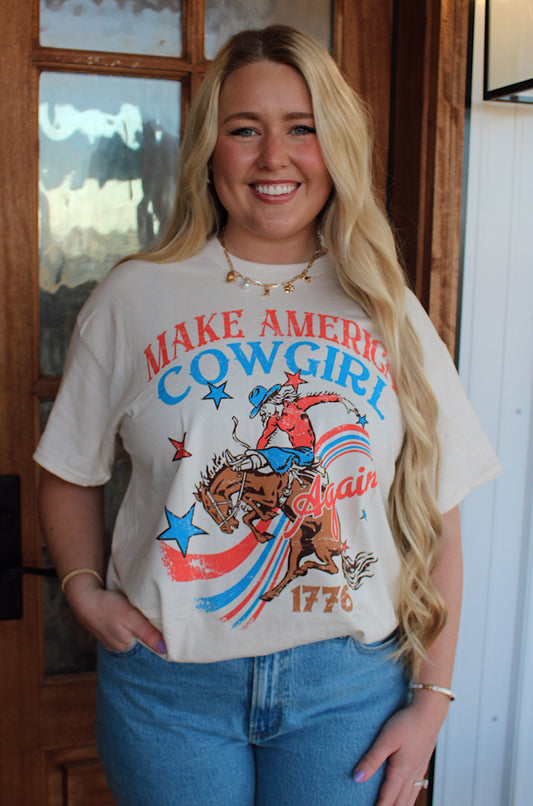 Make America Cowgirl Tee