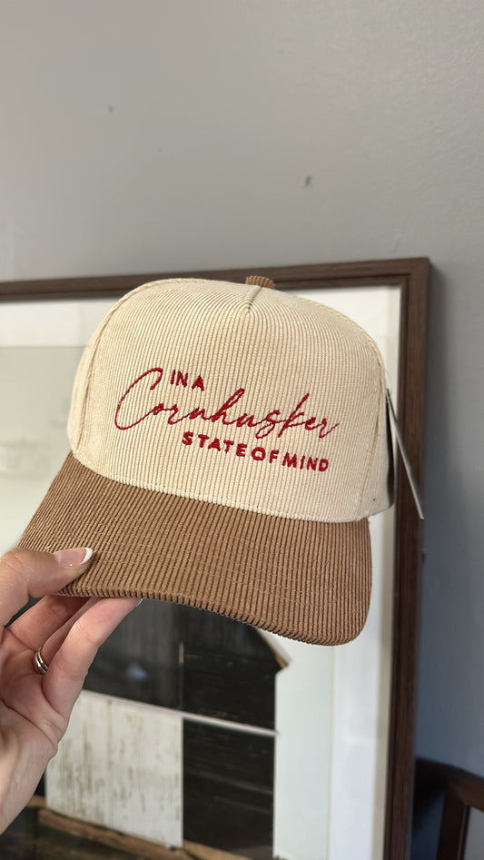 In A Cornhusker State of Mind Embroidered Hat