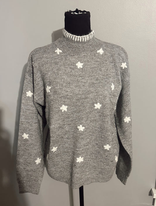 Sweet Stitch Floral Sweater