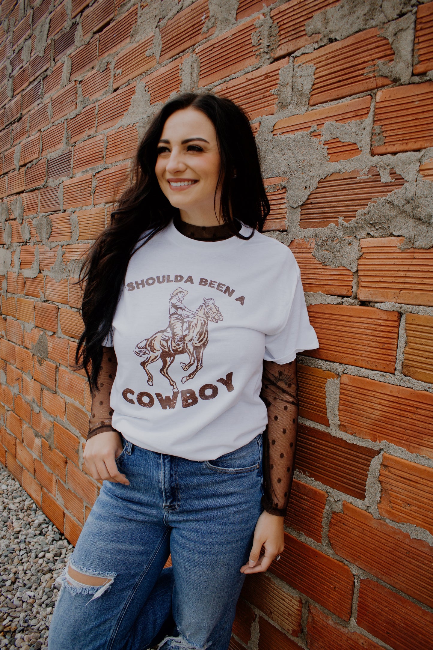 Shoulda Been A Cowboy Tee