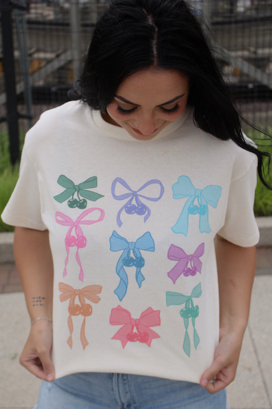 Cherry + Bows Graphic Tee