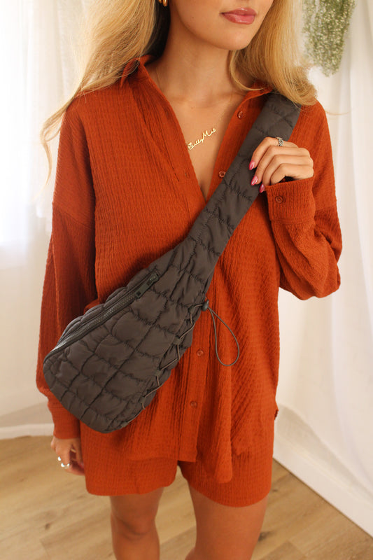 Quilted Sling Bag