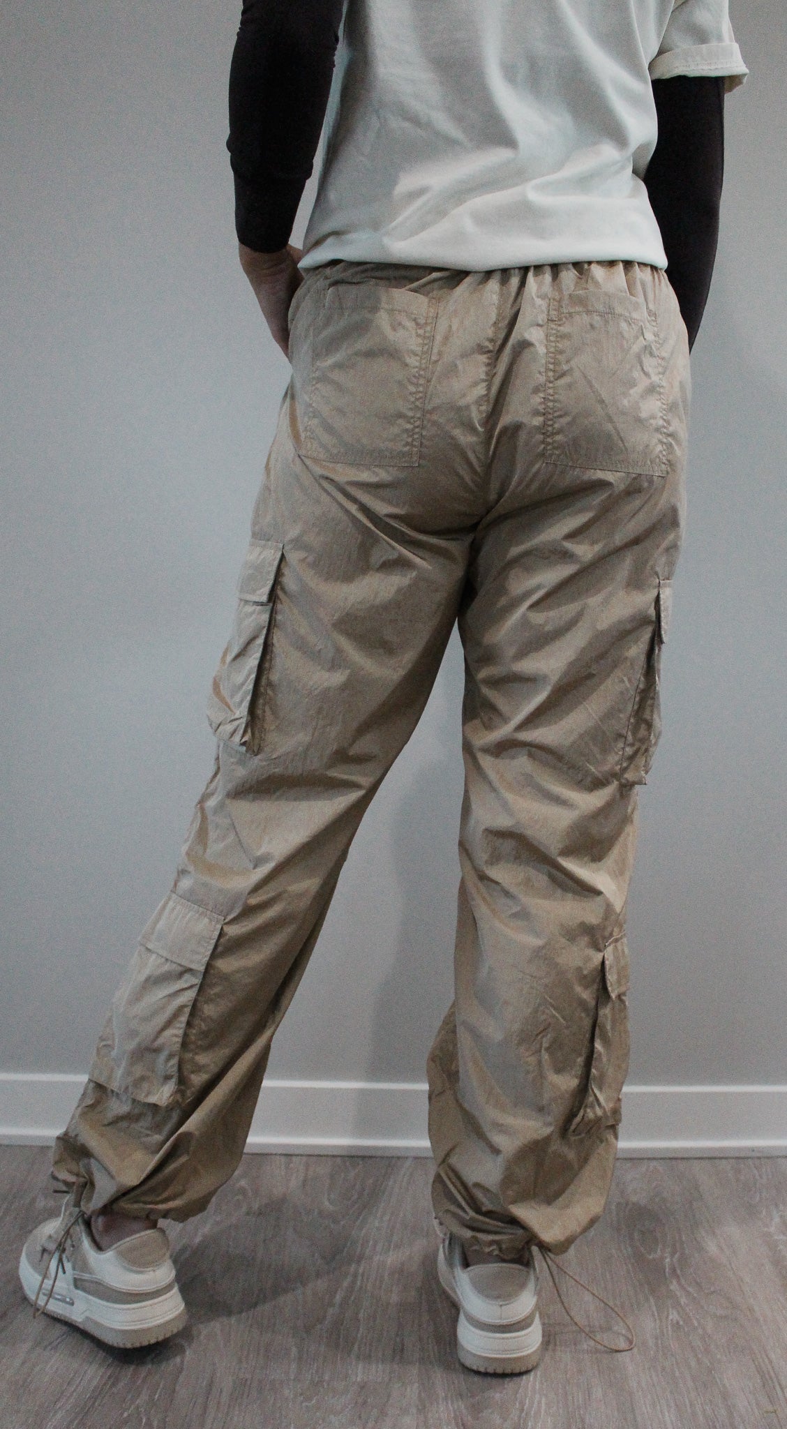 Parachute Cargo Pants (Camel)