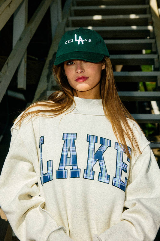 Lake Mock-Neck Sweatshirt (Reversible)