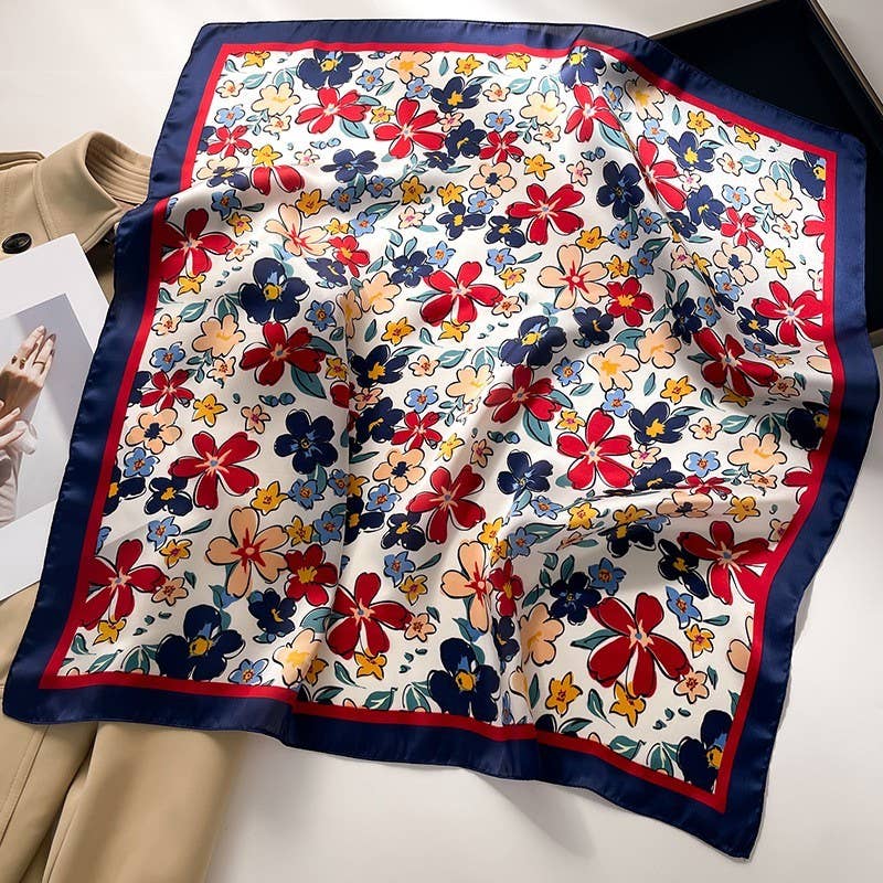 Wildflower Floral Bandana Scarf