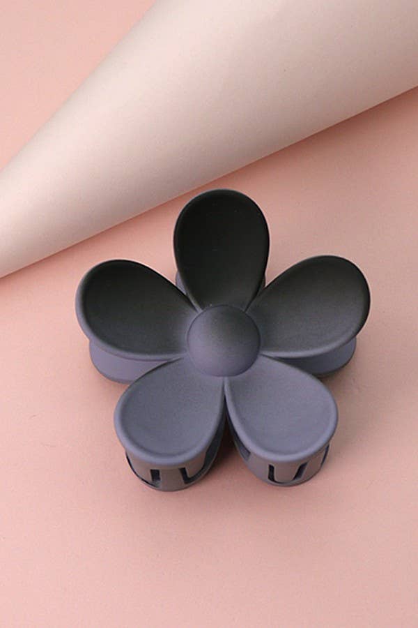 Matte Flower Claw Clip : Sprout Green