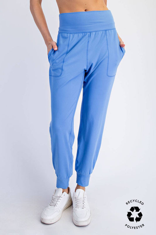 Butter Soft Joggers : Aqua Splash