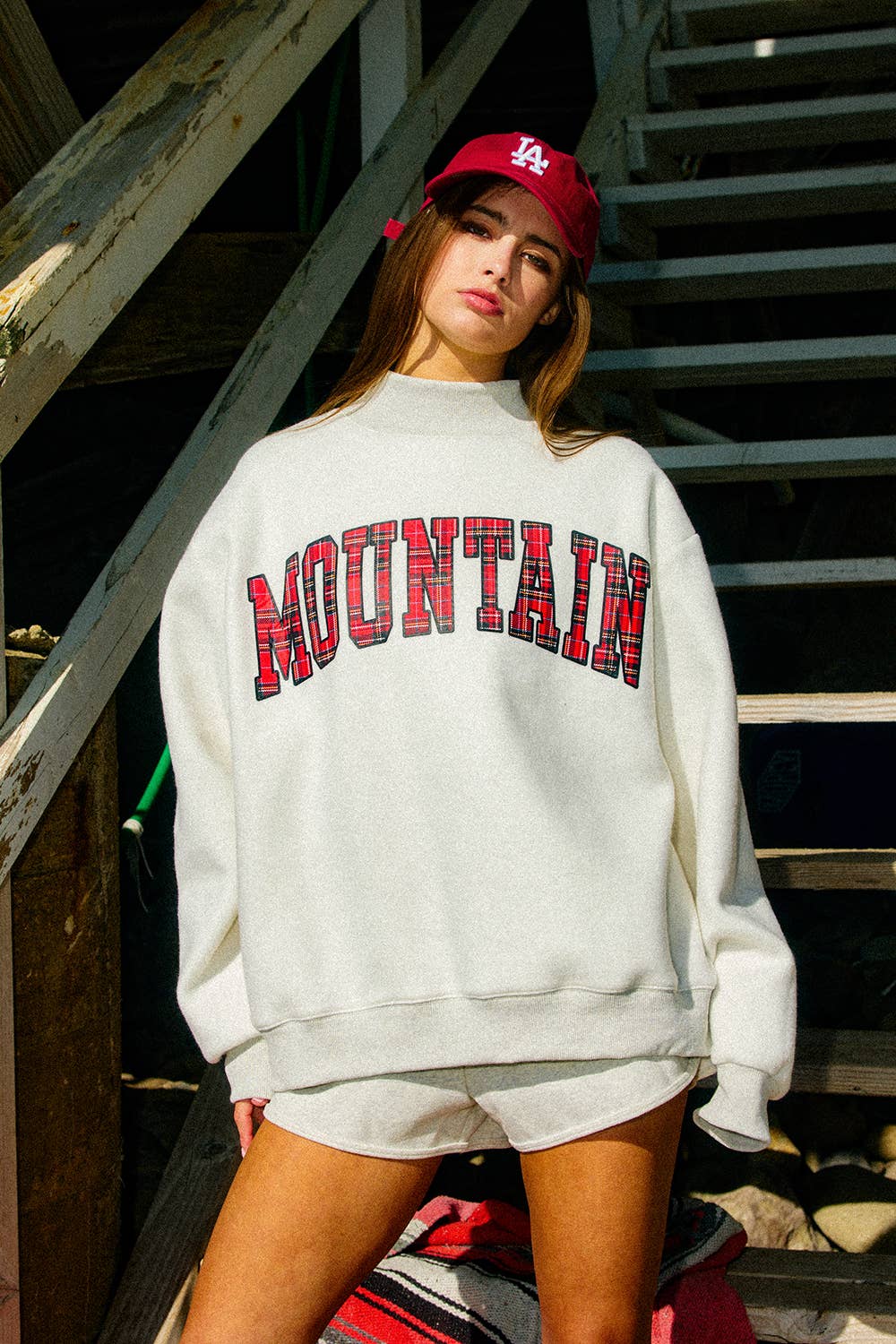 Lake Mock-Neck Sweatshirt (Reversible)