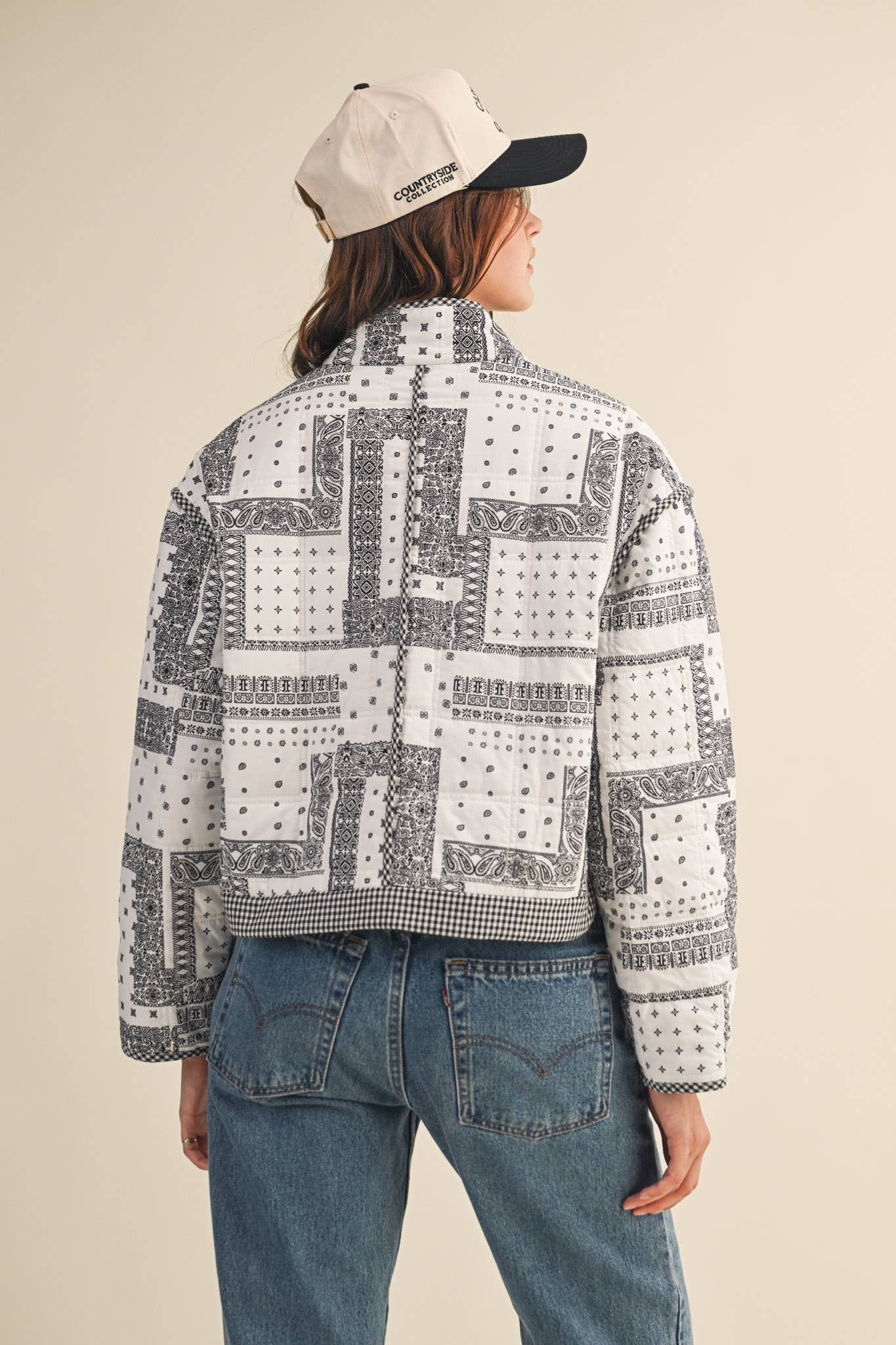 Bandana Patchwork Quilted Jacket