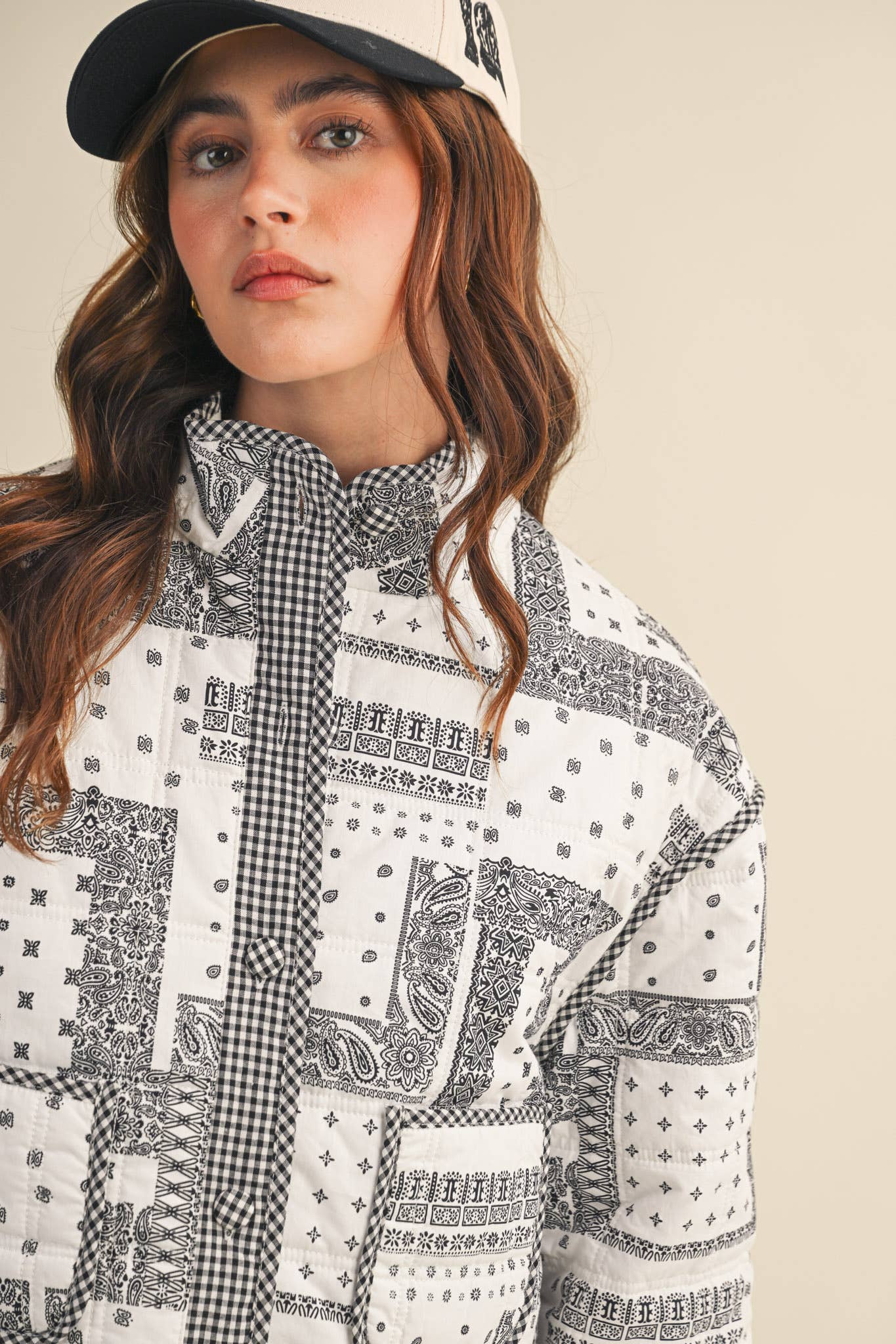 Bandana Patchwork Quilted Jacket
